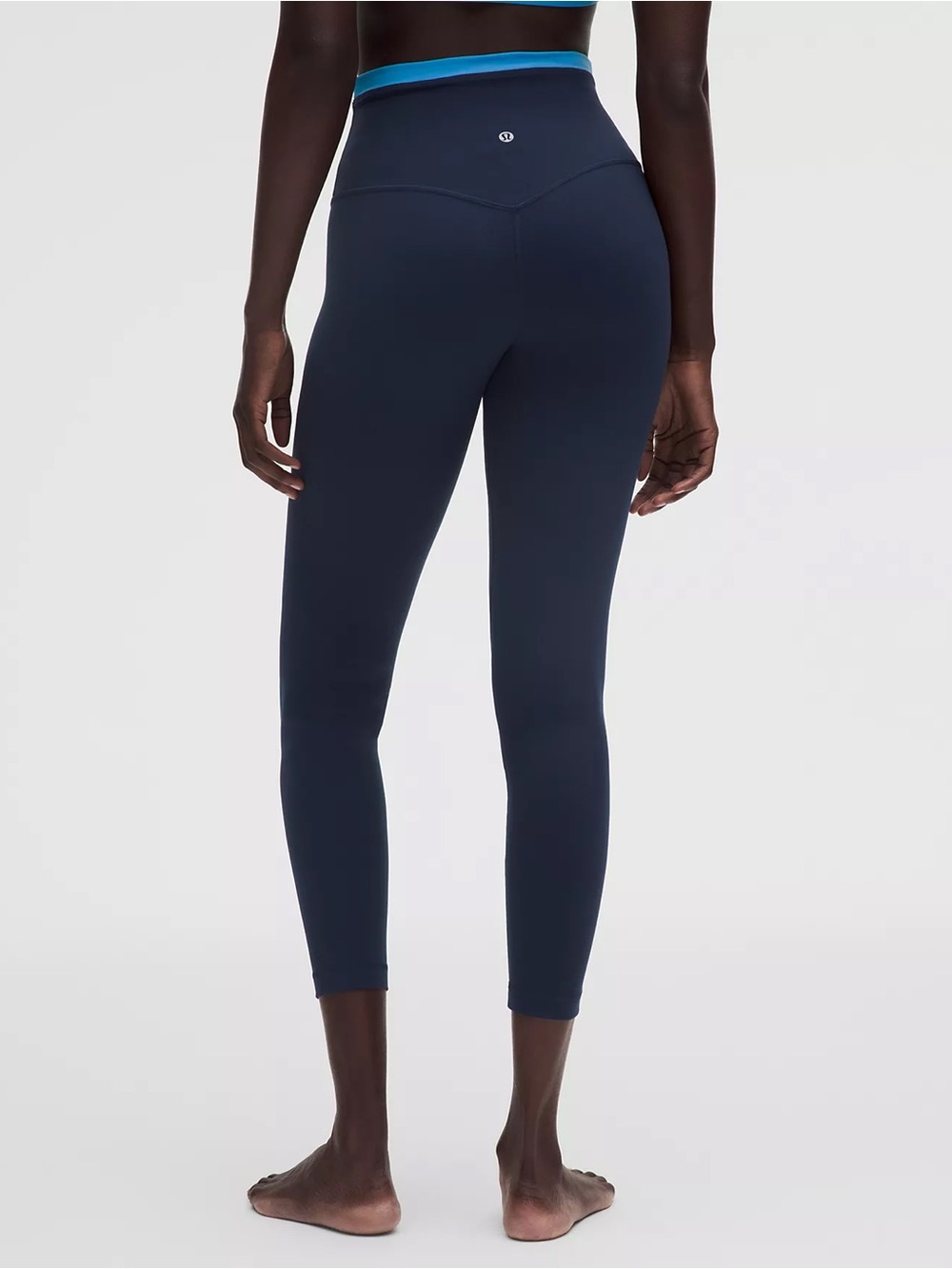lululemon Align™ Super-High-Rise Pant 25" Trim Club Blue/Ocean Wave Size 10